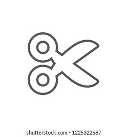 Scissors vector icon