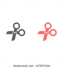 Scissors Vector icon
