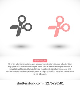 Scissors Vector icon