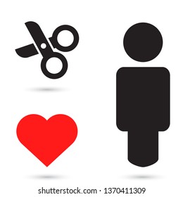 Scissors Vector icon