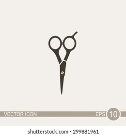 Scissors vector icon.