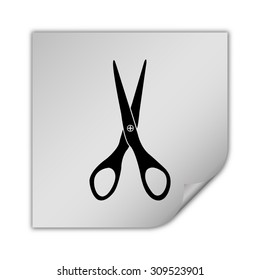 scissors vector icon