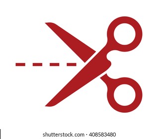 Scissors vector icon