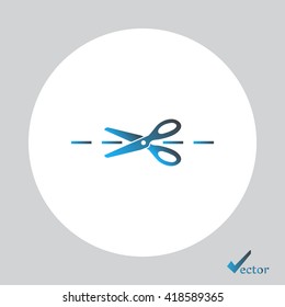 scissors vector icon