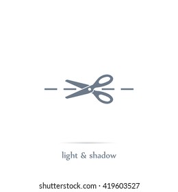 scissors vector icon