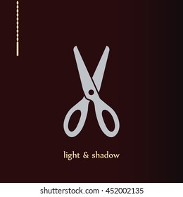 scissors vector icon