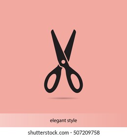 scissors vector icon