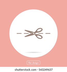 scissors vector icon