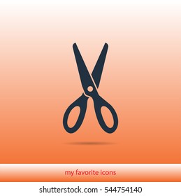 scissors vector icon