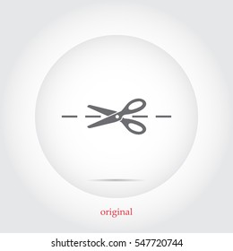 scissors vector icon