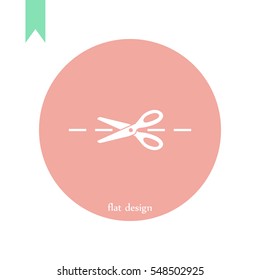 scissors vector icon