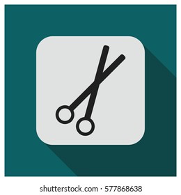 Scissors vector icon