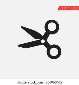 Scissors vector icon