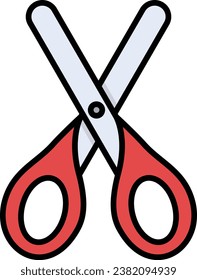 Scissors vector icon. Can be used for printing, mobile and web applications.