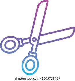 Scissors vector icon. Can be used for printing, mobile and web applications.