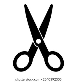 scissors vector icon design with a white background