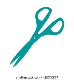 
Scissors - vector icon in flat style.