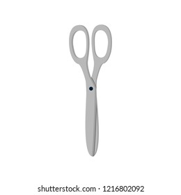 scissors; vector icon,  graphic symbol isolated on white.