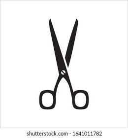 Scissors vector icon. Haircutter flat sign design. Scissors symbol pictogram
