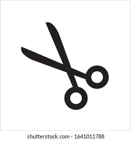 Scissors vector icon. Haircutter flat sign design. Scissors symbol pictogram