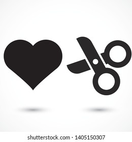 Scissors Vector icon . Lorem Ipsum Illustration design