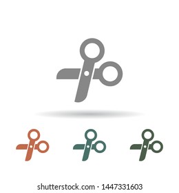 Scissors Vector icon . Lorem Ipsum Illustration design