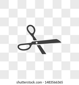 Scissors vector icon in modern design style for web site and mobile app