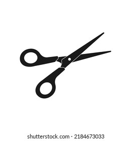 Scissors vector icon on a white background