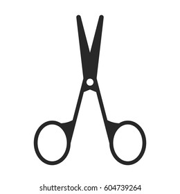 scissors vector icon in simple Glyph style. This icon are perfect for your websites and applications.