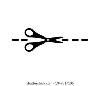 scissors vector icon template