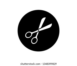scissors vector icon template
