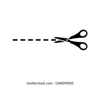 scissors vector icon template
