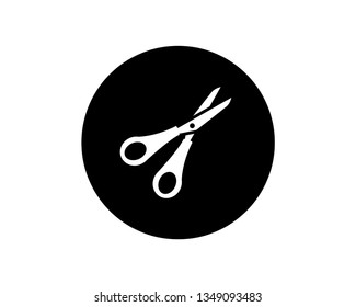 scissors vector icon template