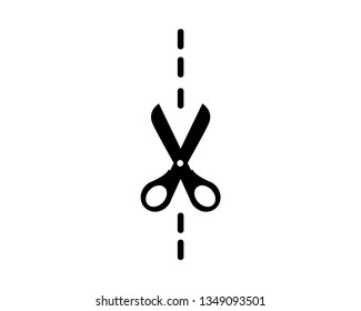 scissors vector icon template