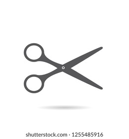 Scissors. Vector icon for web and graphic design