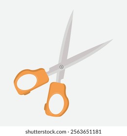 Scissors Vector Illustration Sticker. Simple scissors vector sticker, great for school, craft, and office-themed designs