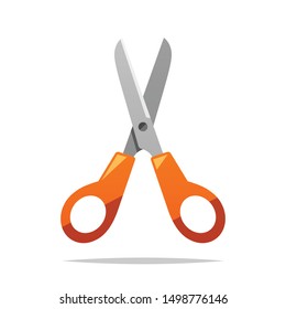 Scissors vector isolated illustration design