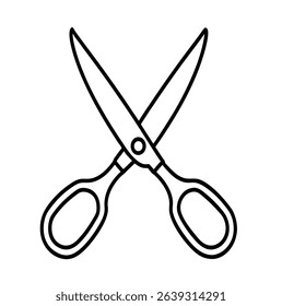 Scissors Vector on White Background