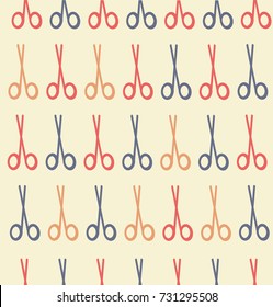 scissors vector pattern