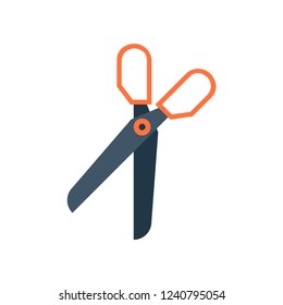 Scissors vector. You can be used scissors icon for several purposes like: websites, UI, UX, print templates, promotional materials, info-graphics, web and mobile phone apps.