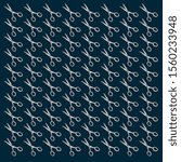 Scissors wallpaper, illustration, vector on white background.