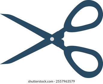 A Scissors in White Background. Office Stuffs.