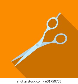 Scissors.Barbershop single icon in flat style vector symbol stock illustration web.