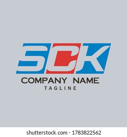 SCK company initial logo vector design