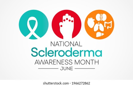 Scleroderma awareness month is observed every year in June, it is an uncommon condition that results in hard, thickened areas of skin and sometimes problems with internal organs and blood vessels.