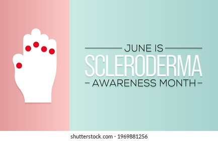 Scleroderma awareness month is observed every year in June, it is an uncommon condition that results in hard, thickened areas of skin and sometimes problems with internal organs and blood vessels.