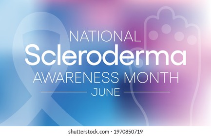 Scleroderma awareness month is observed every year in June, it is an uncommon condition that results in hard, thickened areas of skin and sometimes problems with internal organs and blood vessels.