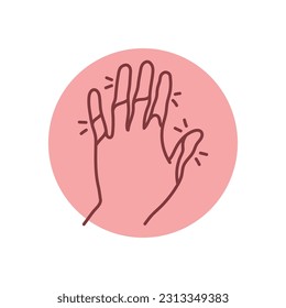Icono de línea negra de escleroderma. Enfermedades autoinmunes. Pictograma para página web, aplicación móvil, promoción.