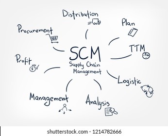 scm vector line doodle hand written illustration simle word cloud