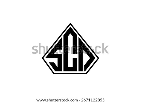 SCN Custom Monogram Logo Design.